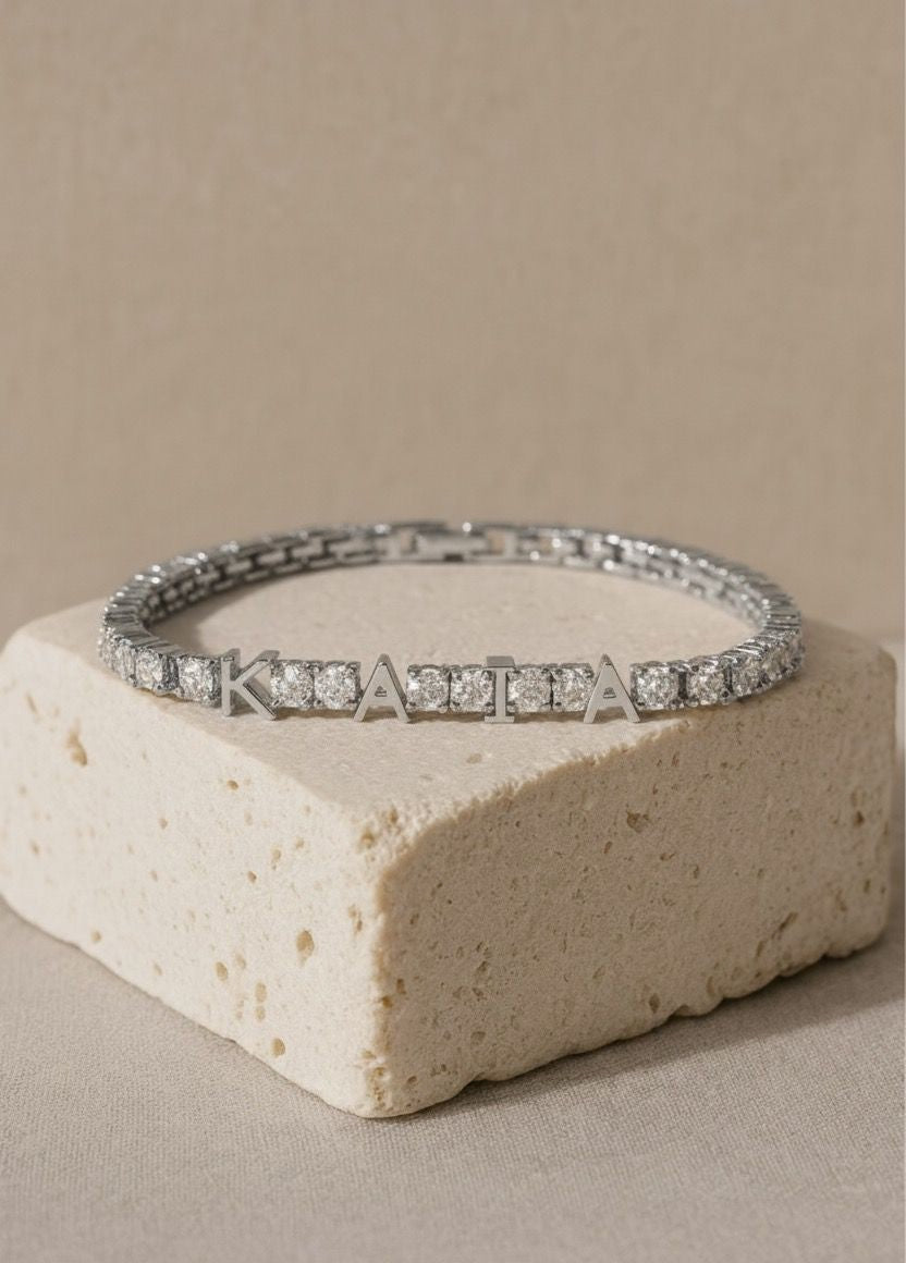 Personalized Luxe Tennis Bracelet