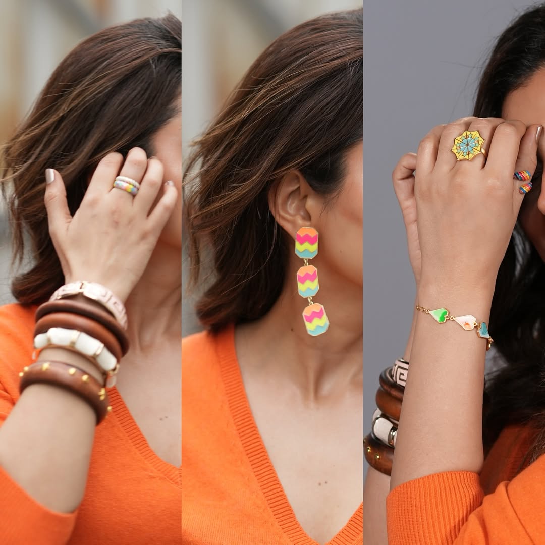 Iridhi Dogra wearing Azotiique jewellery