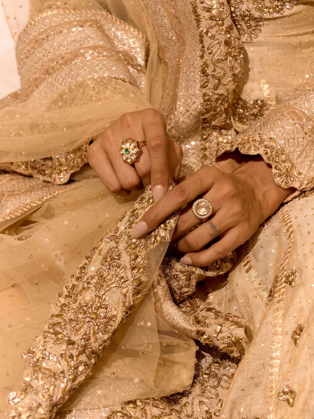 Sonam Bajwa wearing Azotiique