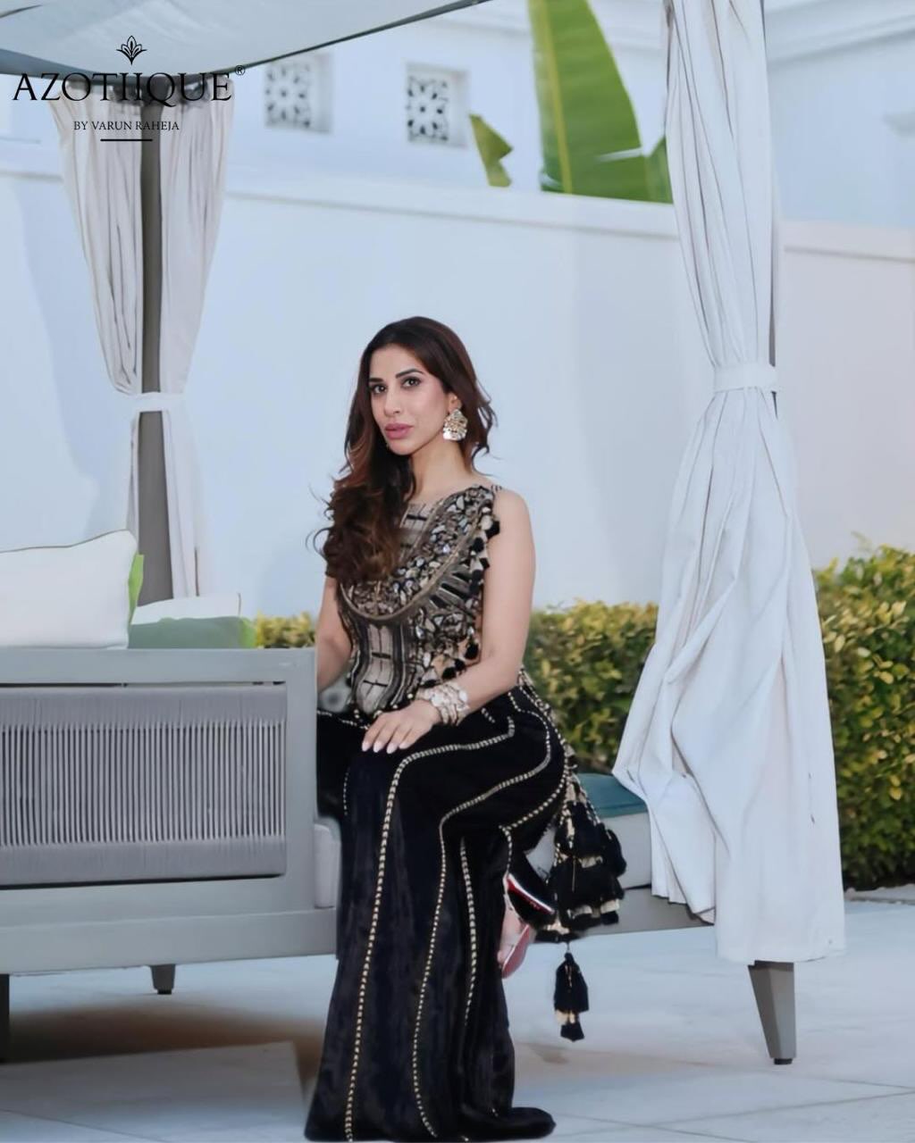 Sophie Choudry wearing Azotiique jewellery