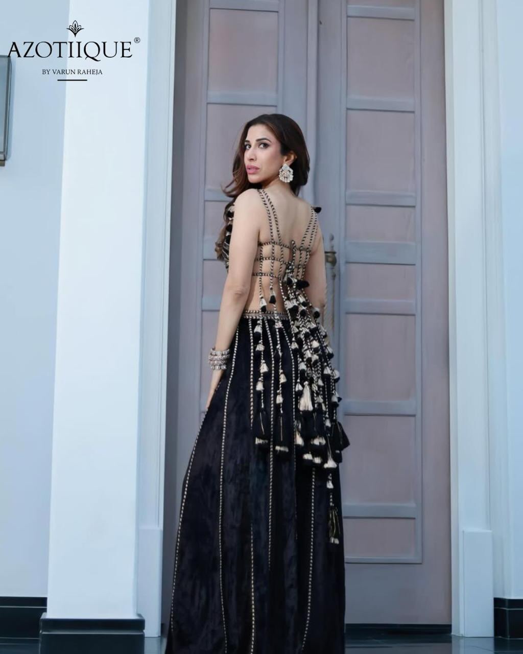 Sophie Choudry wearing Azotiique jewellery