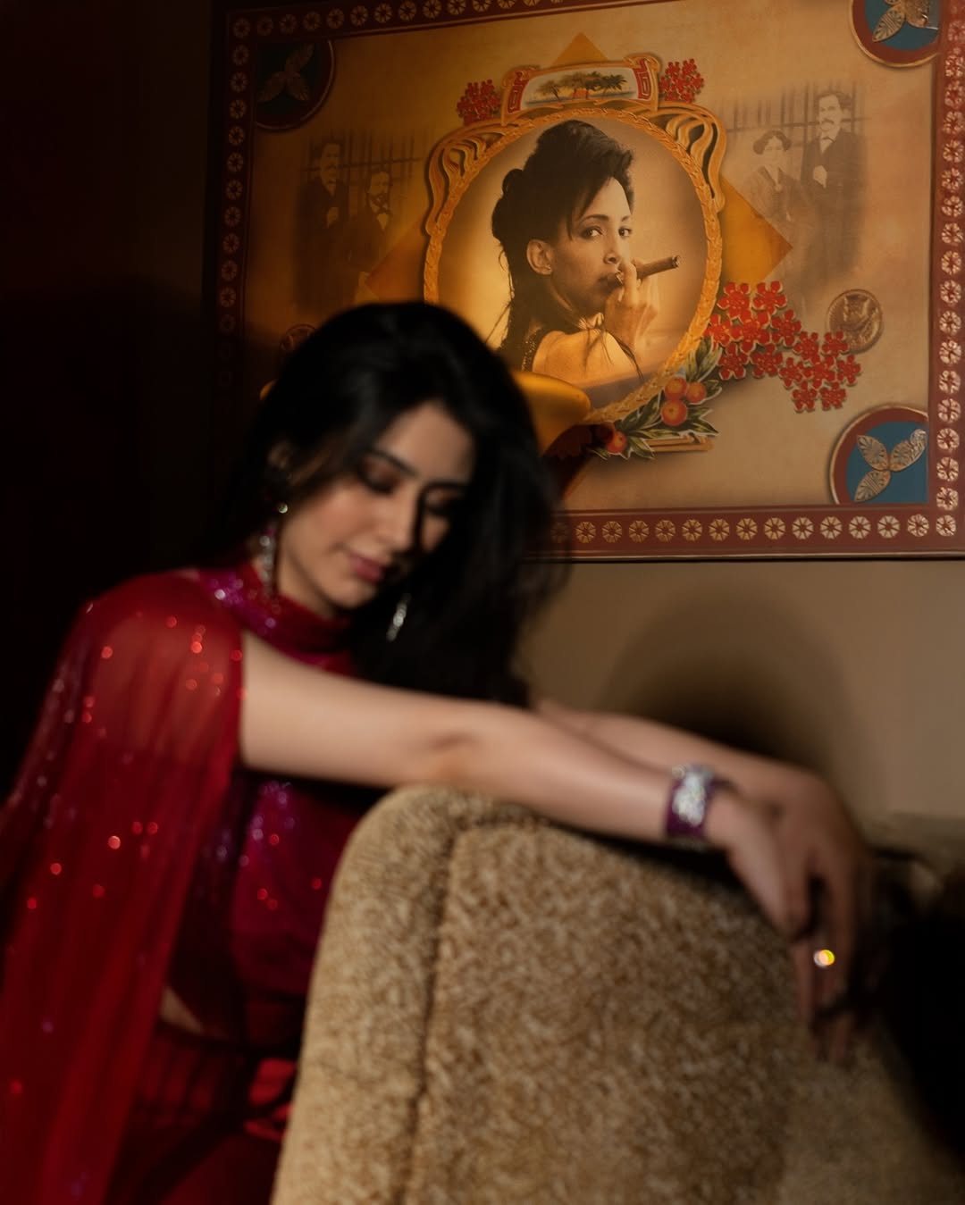 Zeba by Parul wearing Azotiique jewellery
